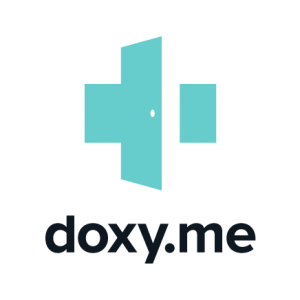 Doxy.Me logo for telehealth